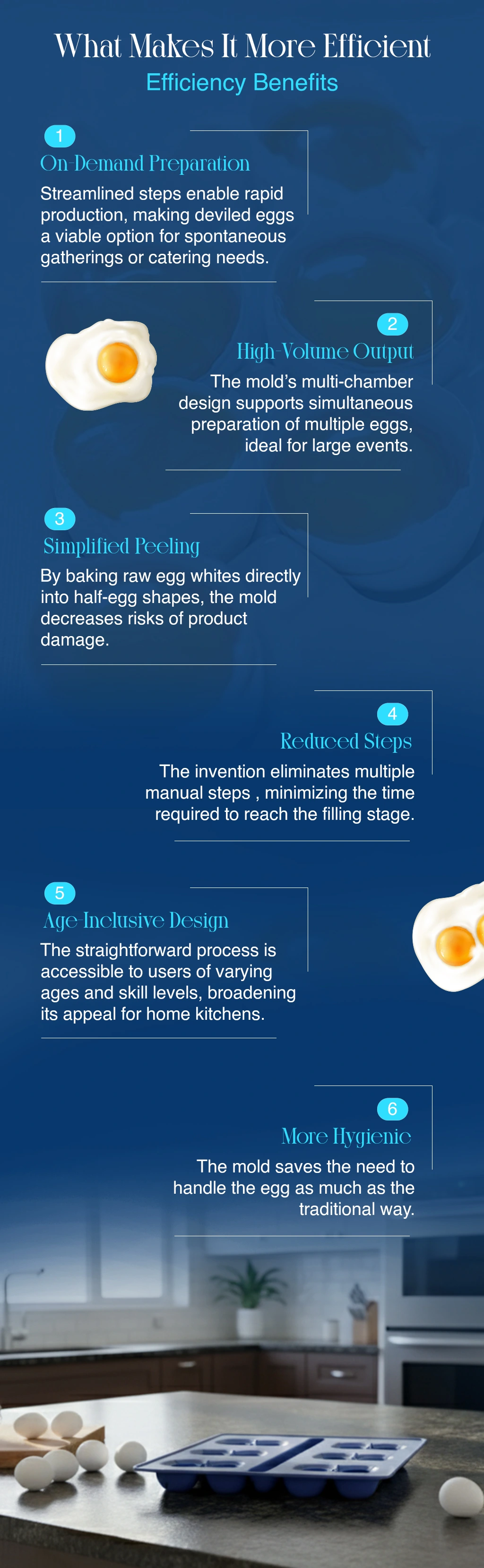 No-Peel Deviled Egg Tray used to streamline deviled egg prep